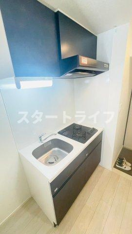 大阪市東淀川区東中島２丁目の賃貸マンションのキッチン