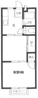 【間取り】 | 平井ハイツ | 間取りです。