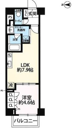 プレール・ドゥーク大島の間取り