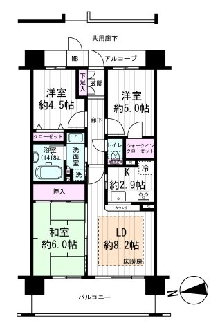 【間取り】 | エスリード九条
