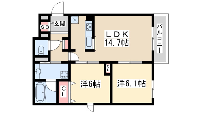 【間取り】 | フォルトゥーナ江坂