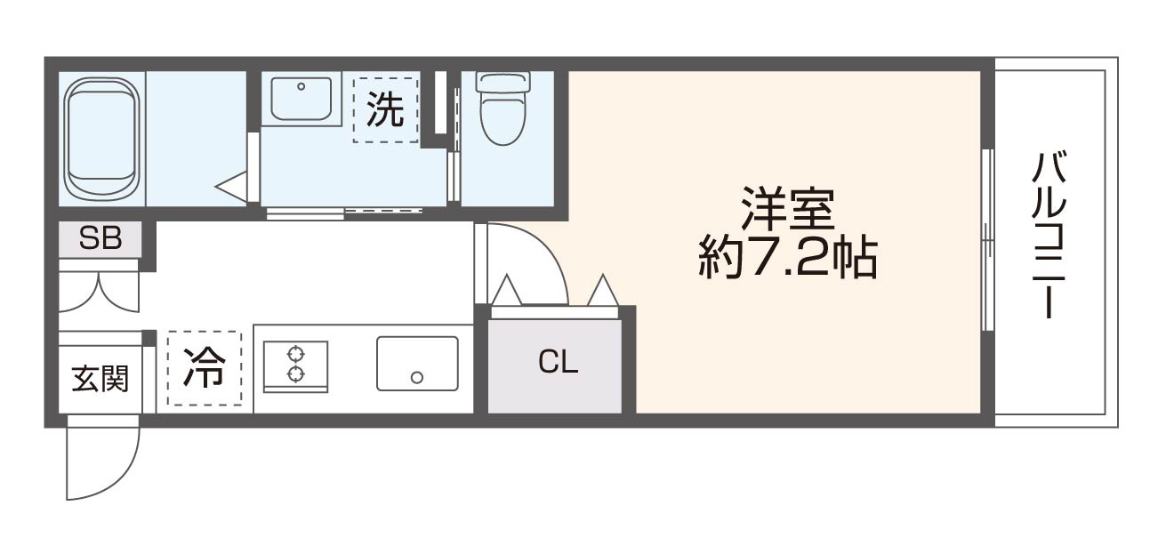 INOVE源氏ケ丘Ⅱの間取り