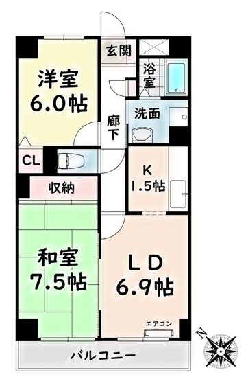 【間取り】 | グレース堀田【名古屋市賃貸・エレベーター】