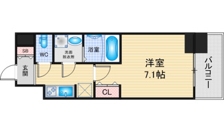 【間取り】 | S-RESIDENCE名駅北bling | 略図の為、現状優先
