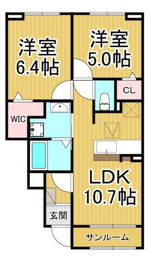イーストメゾンの間取り