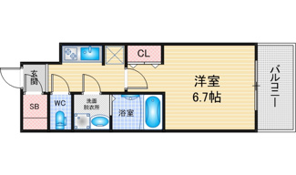 【間取り】 | S-RESIDENCE名駅北bling | 略図の為、現状優先
