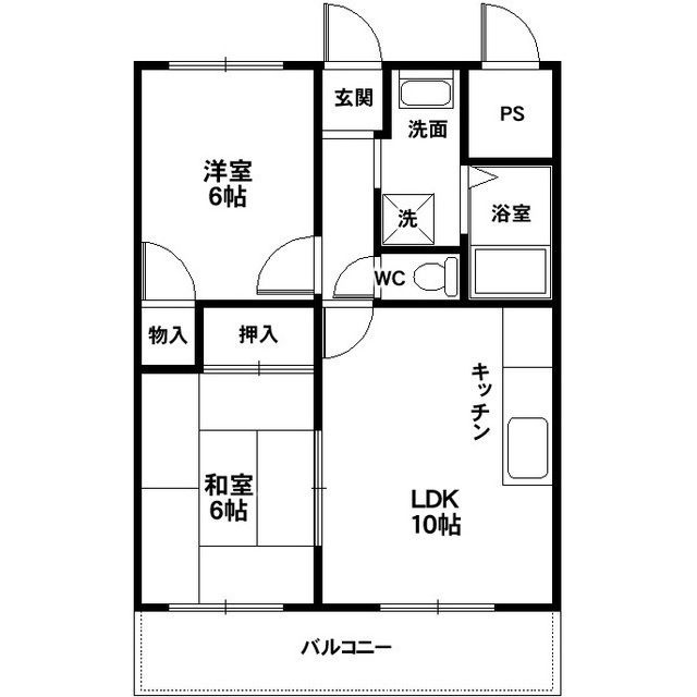 コンフォート塚口の間取り