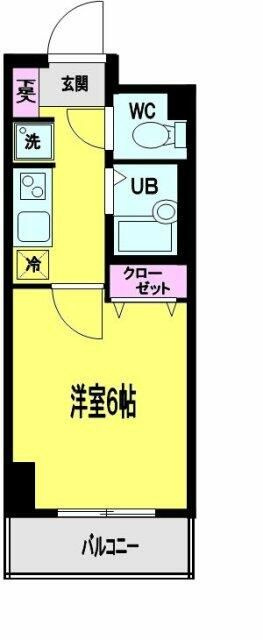 メインステージ西新宿の間取り