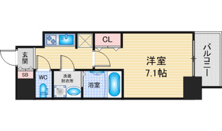 【間取り】 | S-RESIDENCE名駅北bling | 略図の為、現状優先