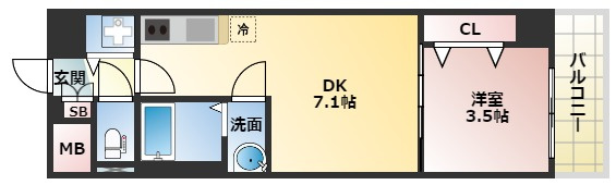 【間取り】 | レオンコンフォート天王寺東