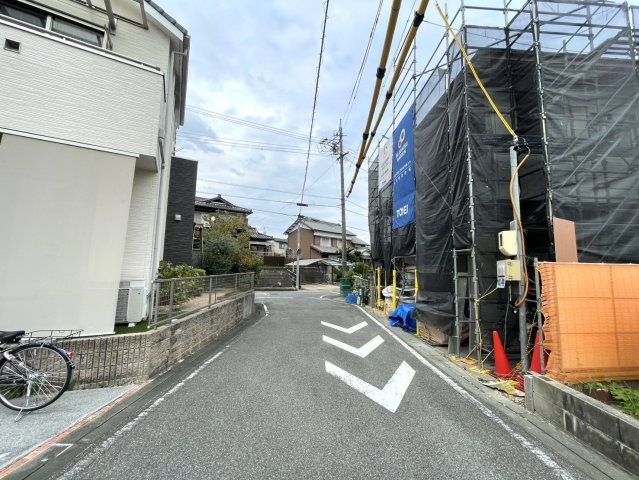 大府市共西町6丁目127番『仲介手数料無料』新築一戸建て・建売の前面道路含む現地写真
