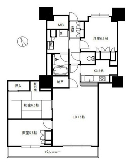 【間取り】 | ザ・タワーズウエスト