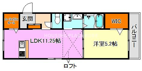 ロータスコート長田の間取り