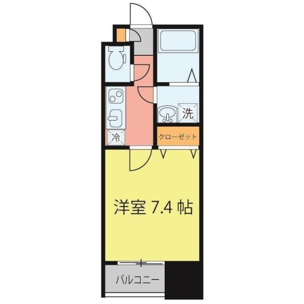 シェルグランデ東口の間取り