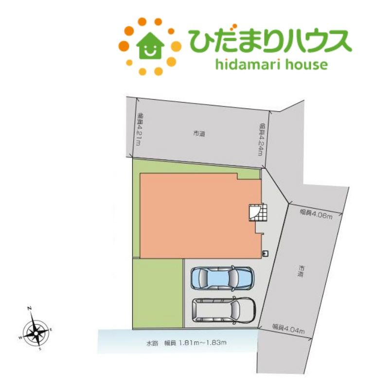 熊谷市中央5丁目　新築一戸建て　いろどりアイタウン　01の区画図