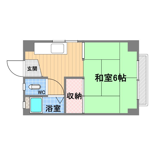 宝ビルの間取り