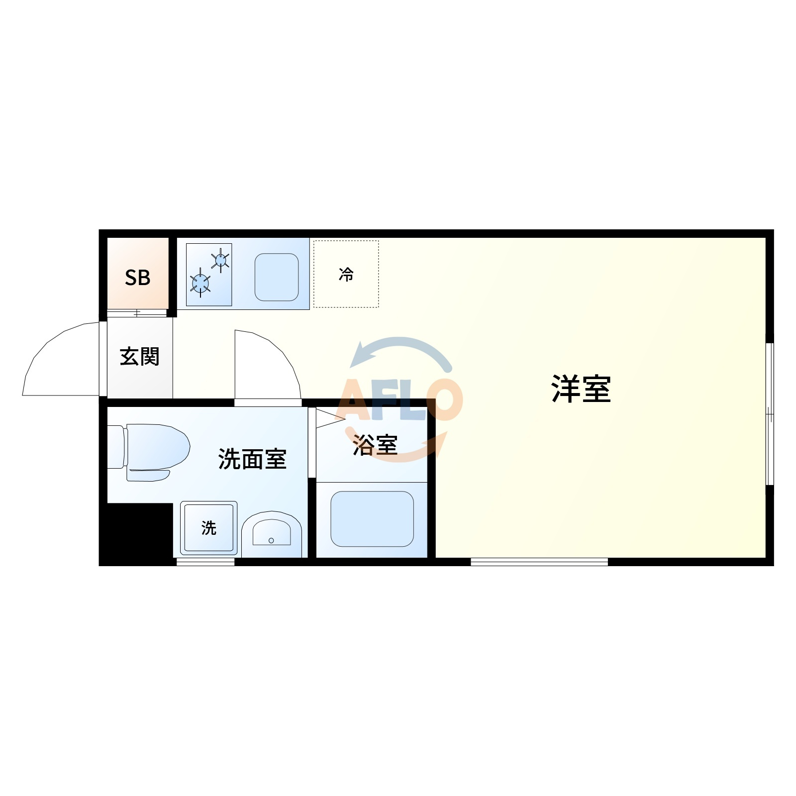 celeste東中島の間取り|間取り