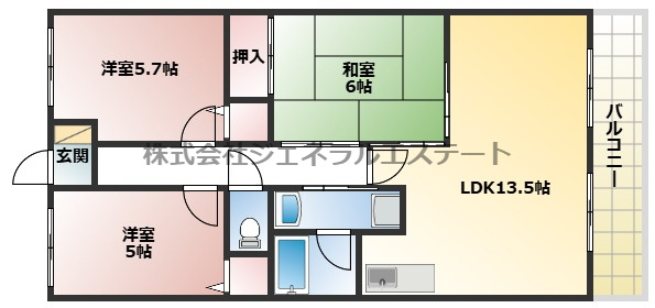サザンクロスの間取り