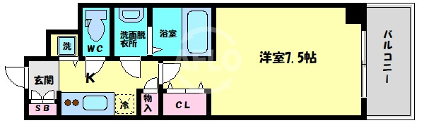 エスリード大手前の間取り|エスリード大手前　間取り