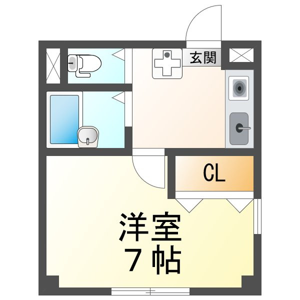 ノーブルハイム樽屋町の間取り