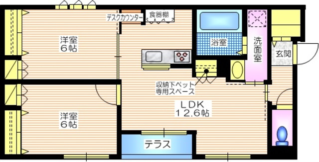 Ｙｕｚｕ　Ｌｉｎｅの間取り