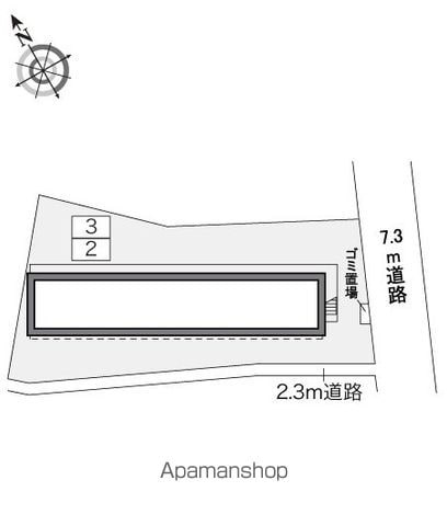 レオパレスサニーヒル磯子の区画図