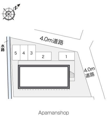 レオパレスガーデニアの区画図