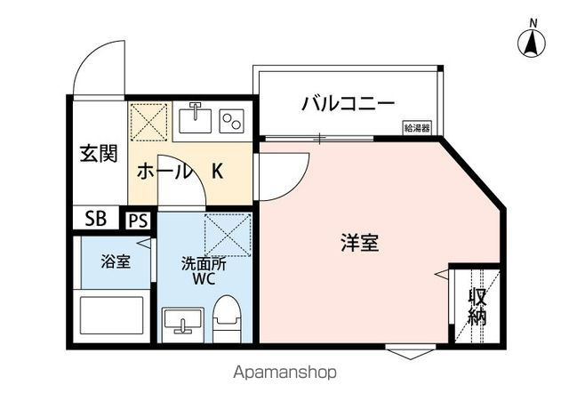 ＩＳＡＲＨＡＵＳ蒔田の間取り