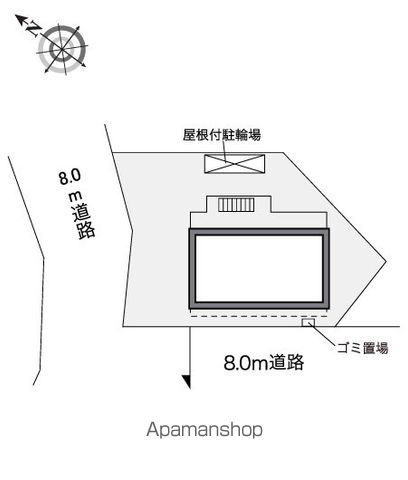 レオパレスＥＬＡＮⅡの区画図