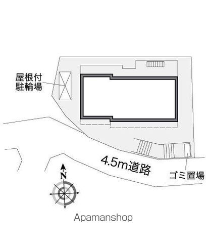 レオパレスドエル　別所の区画図