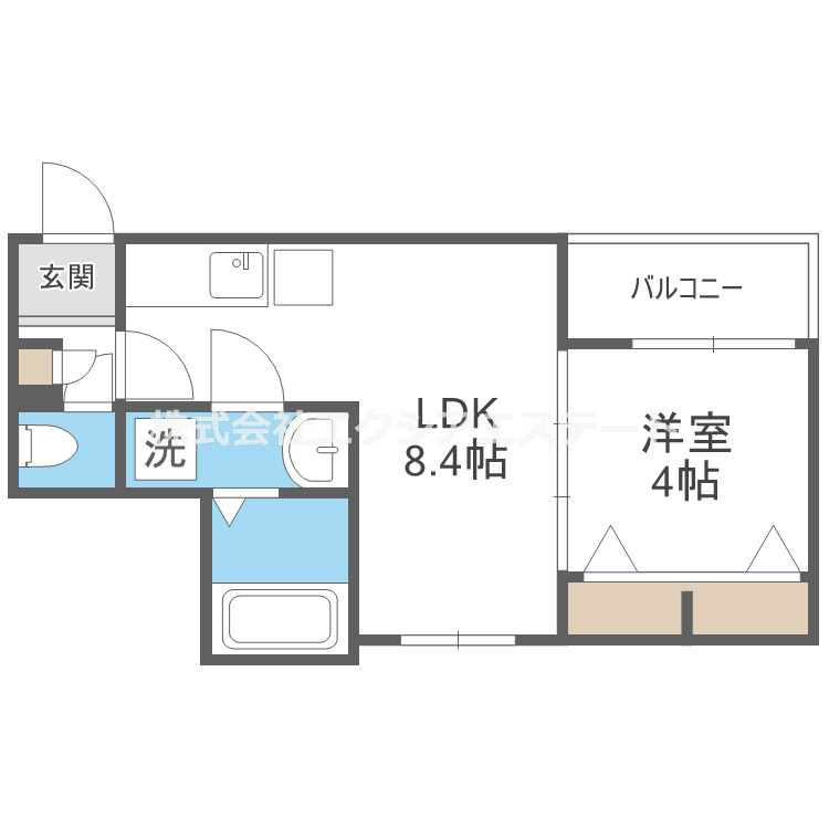 AVENIR住之江の間取り