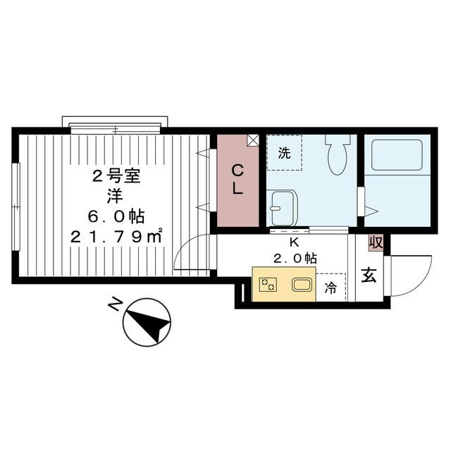 ＡＪ津田沼Ⅱの間取り