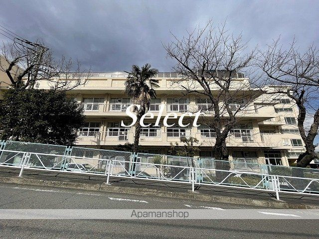 横浜市南区永田台の賃貸マンションの周辺|横浜市立六ツ川中学校 中学校 800m 