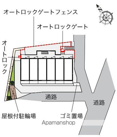 レオネクストコンフォの区画図