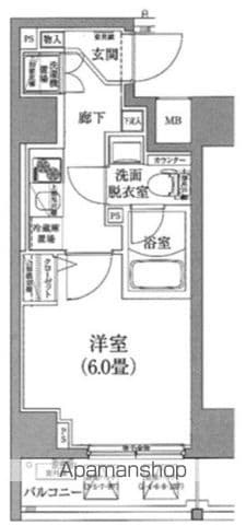 横浜市南区通町２丁目の賃貸マンションの間取り