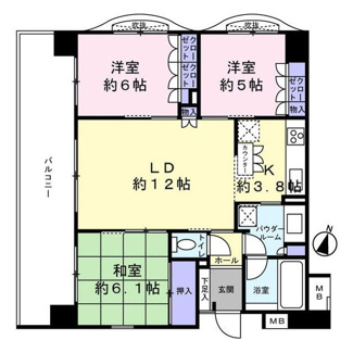 【間取り】 | ヴォルテックス志木アイオン（０３０３１８）