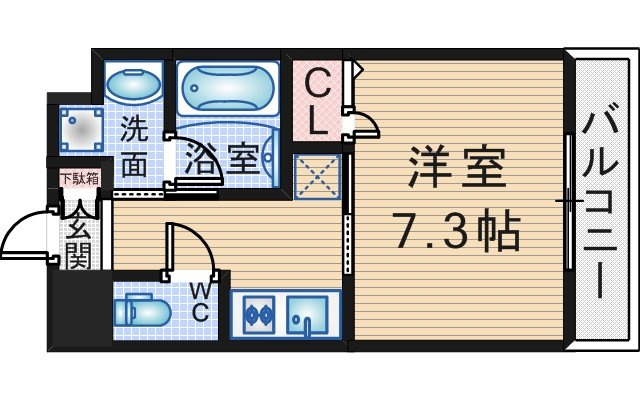 エルベコート豊中玉井町の間取り