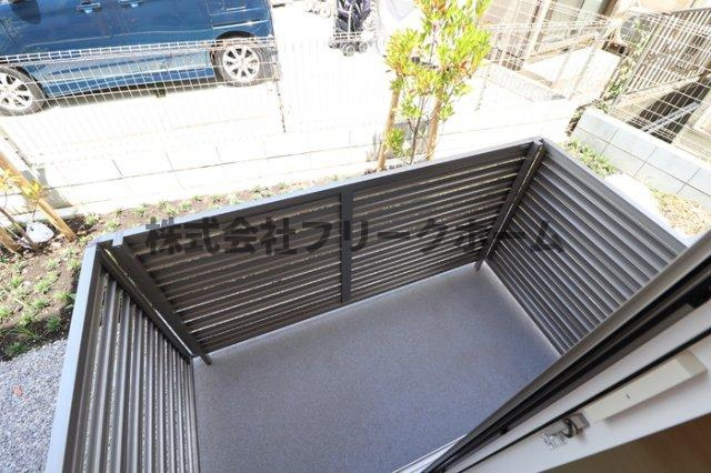 セレスティア小金井中町のバルコニー