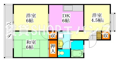 【間取り】 | セジュールユアサB棟
