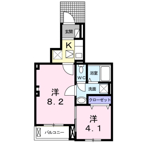 花・花の間取り