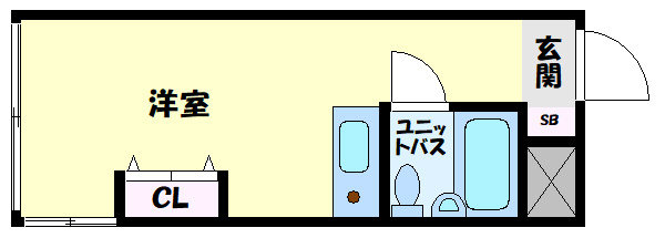 グローリー島之内の間取り|グローリー島之内　間取り