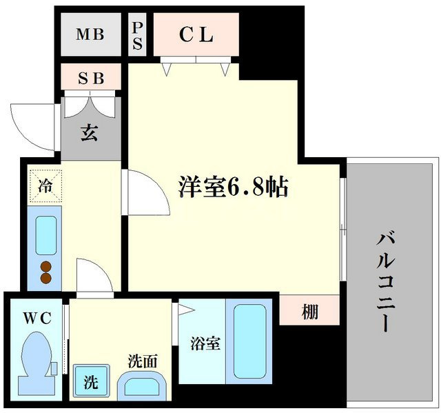 ＬＣ上本町カレントの間取り