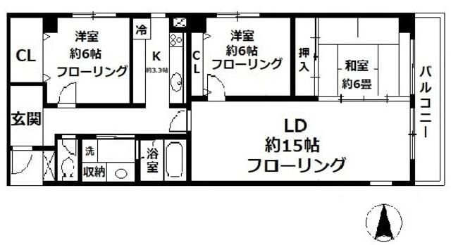 幕張台パークレジデンスの間取り