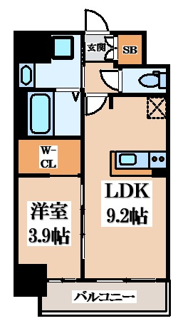 【間取り】 | エステムコート大阪オリエンス