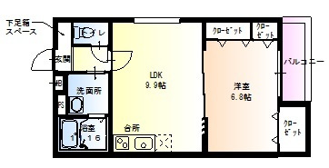 フジパレス東灘の間取り