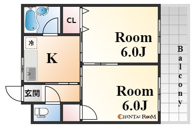 脇浜マンションの間取り