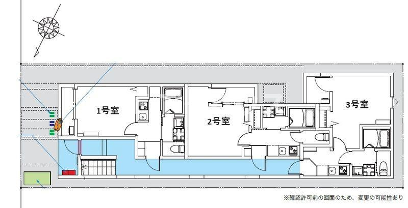 ノースヴィレッジ北習志野(ノースヴィレッジキタナラシノ)の区画図