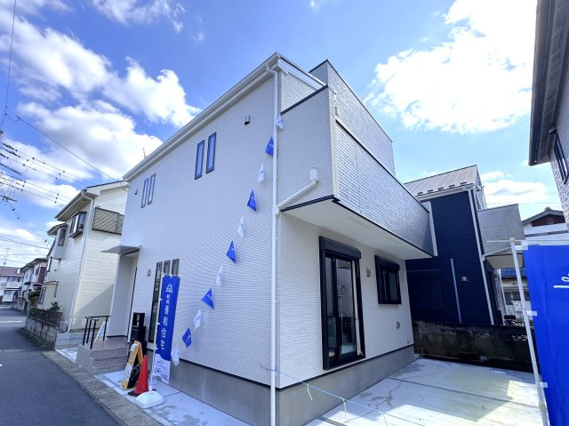市川市南大野１丁目新築戸建【大野小学校：4分】の外観|完成済み内覧可能です！！