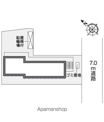 レオパレス大岡壱番館の区画図