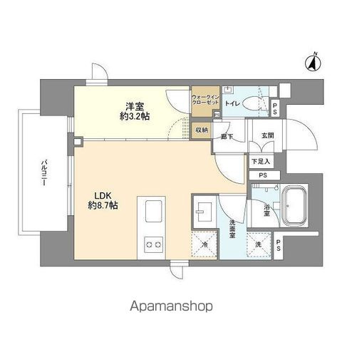 ルジェンテ横浜桜木町の間取り